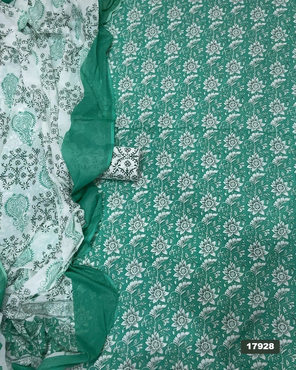 Celestial Pure Cotton Print Suit Set (Luxury Feel)
