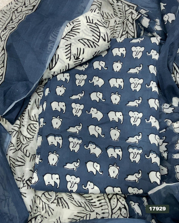 Celestial Pure Cotton Print Suit Set (Luxury Feel)