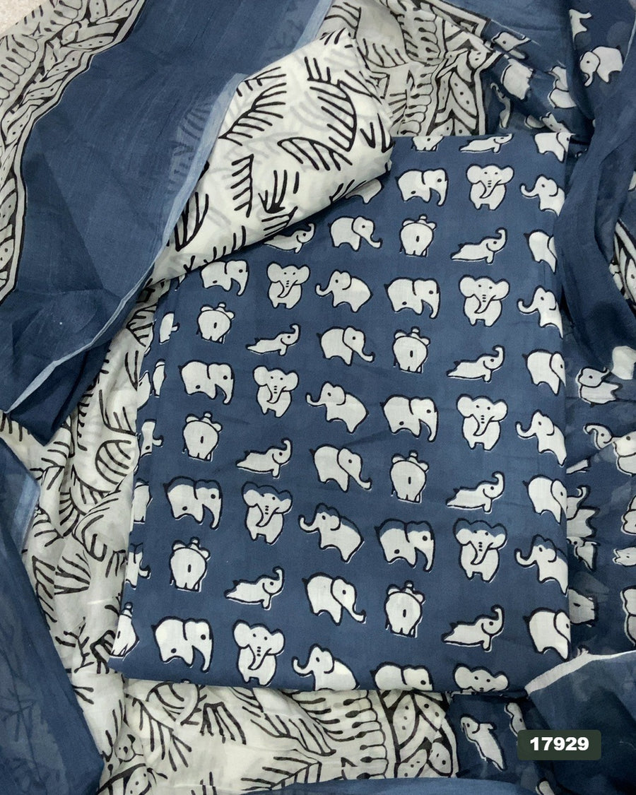 Celestial Pure Cotton Print Suit Set (Luxury Feel)