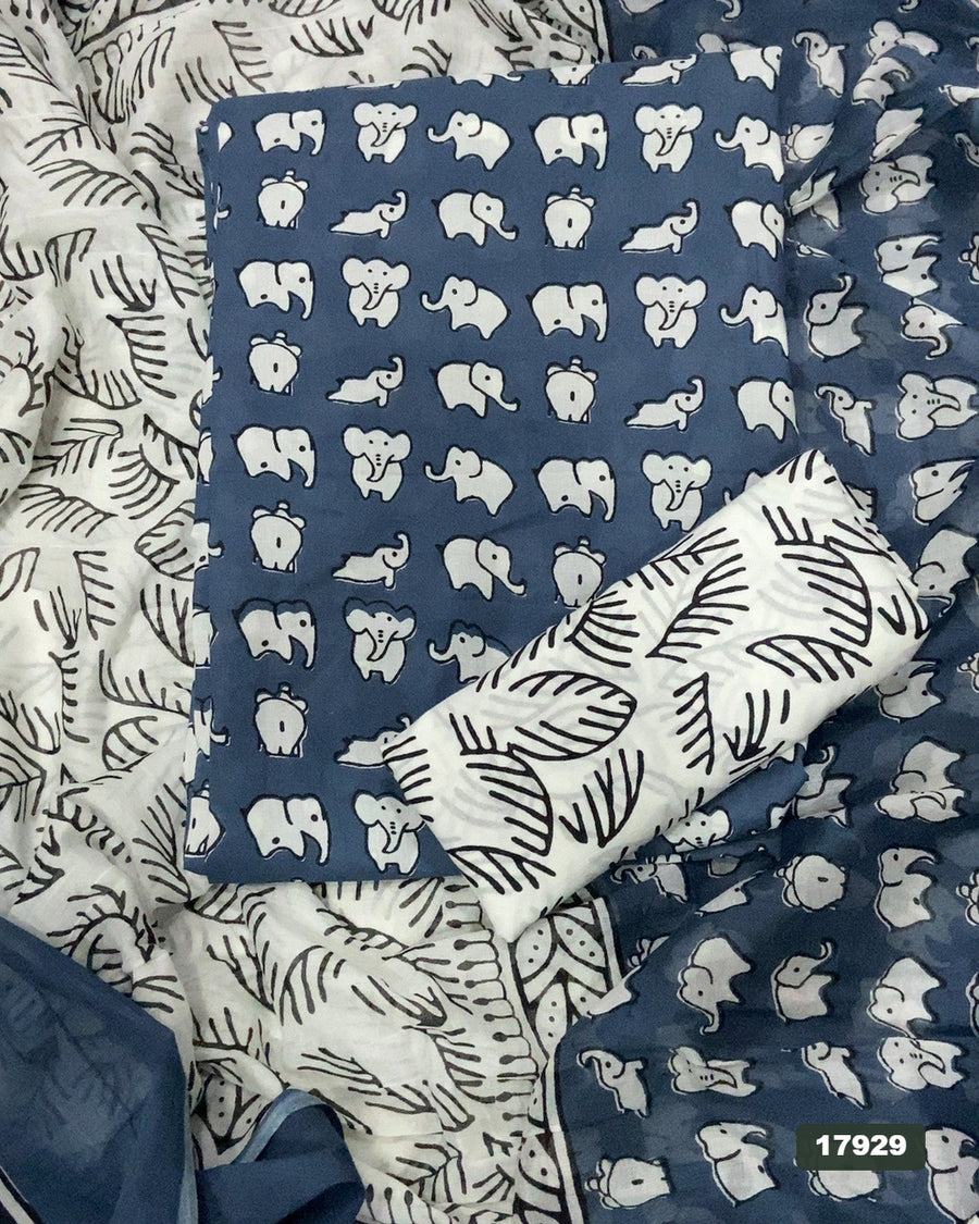 Celestial Pure Cotton Print Suit Set (Luxury Feel)