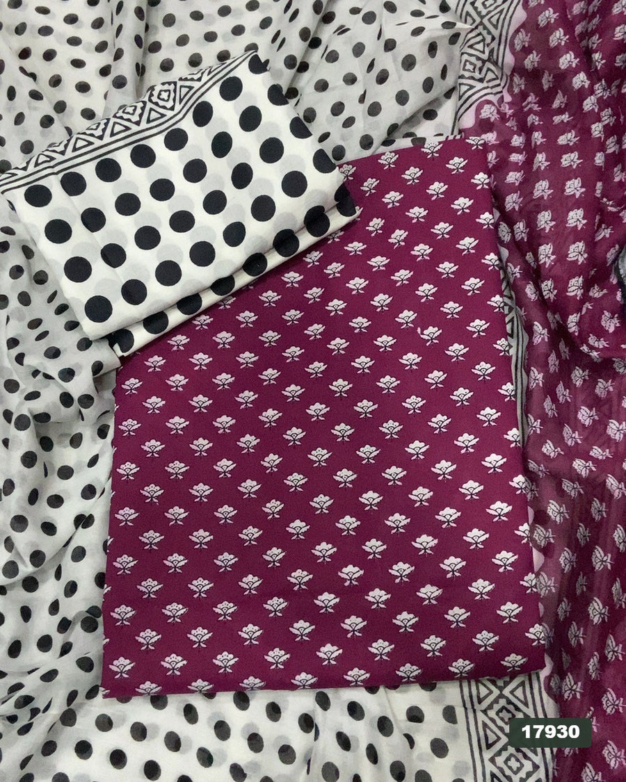 Celestial Pure Cotton Print Suit Set (Luxury Feel)