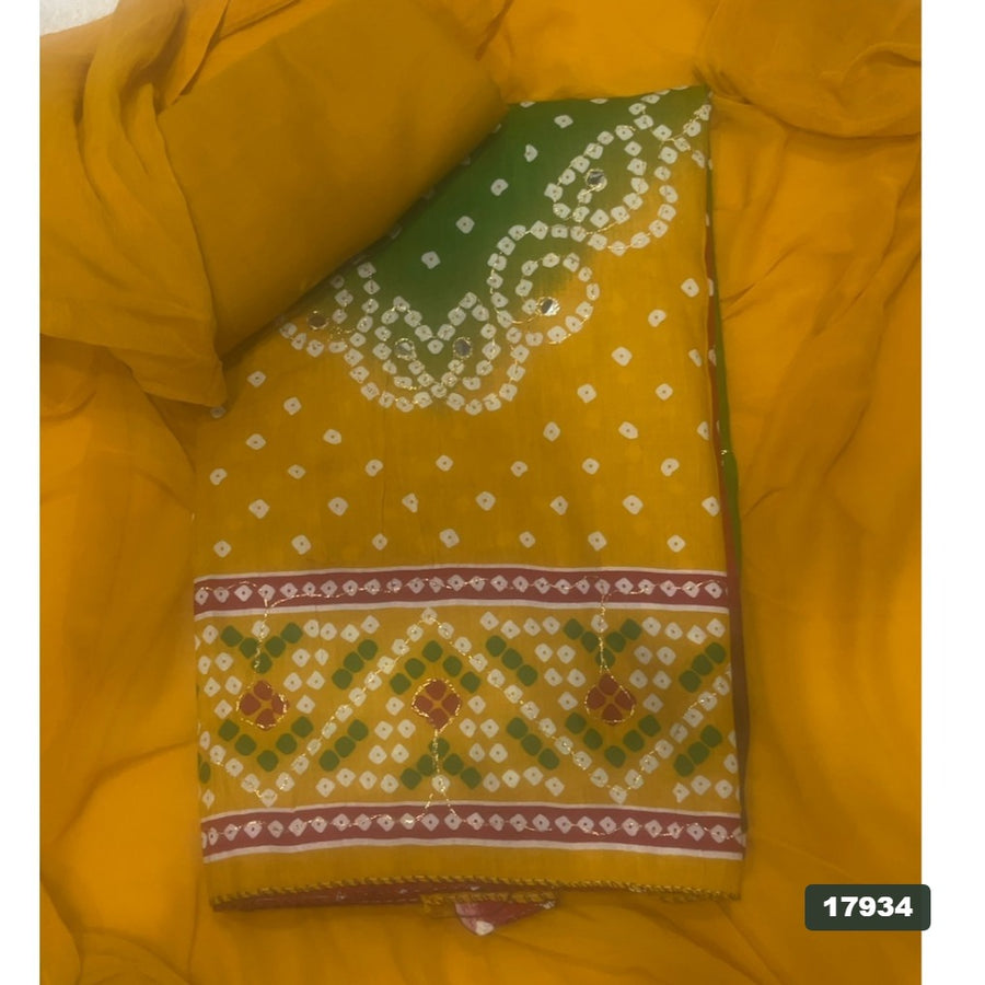 Cotton Silk Embroidery Suit Set