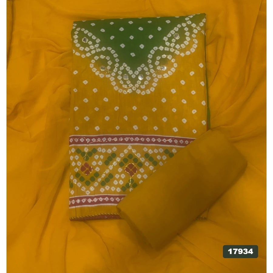 Cotton Silk Embroidery Suit Set