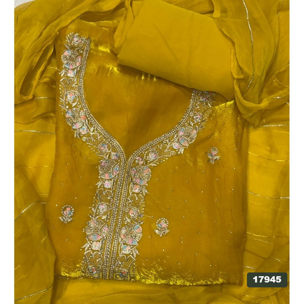 Silk Embroidery Suit Set