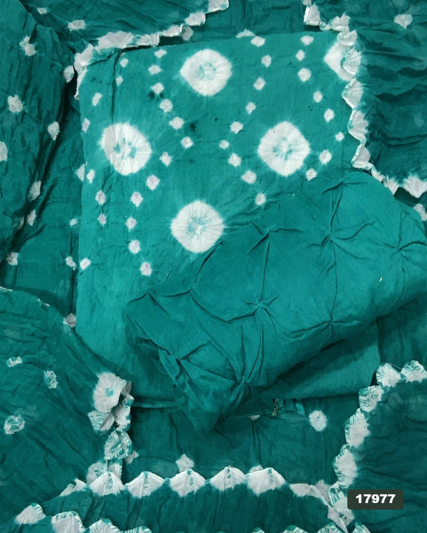 Pure Bandhej Cambric Cotton Suit Set