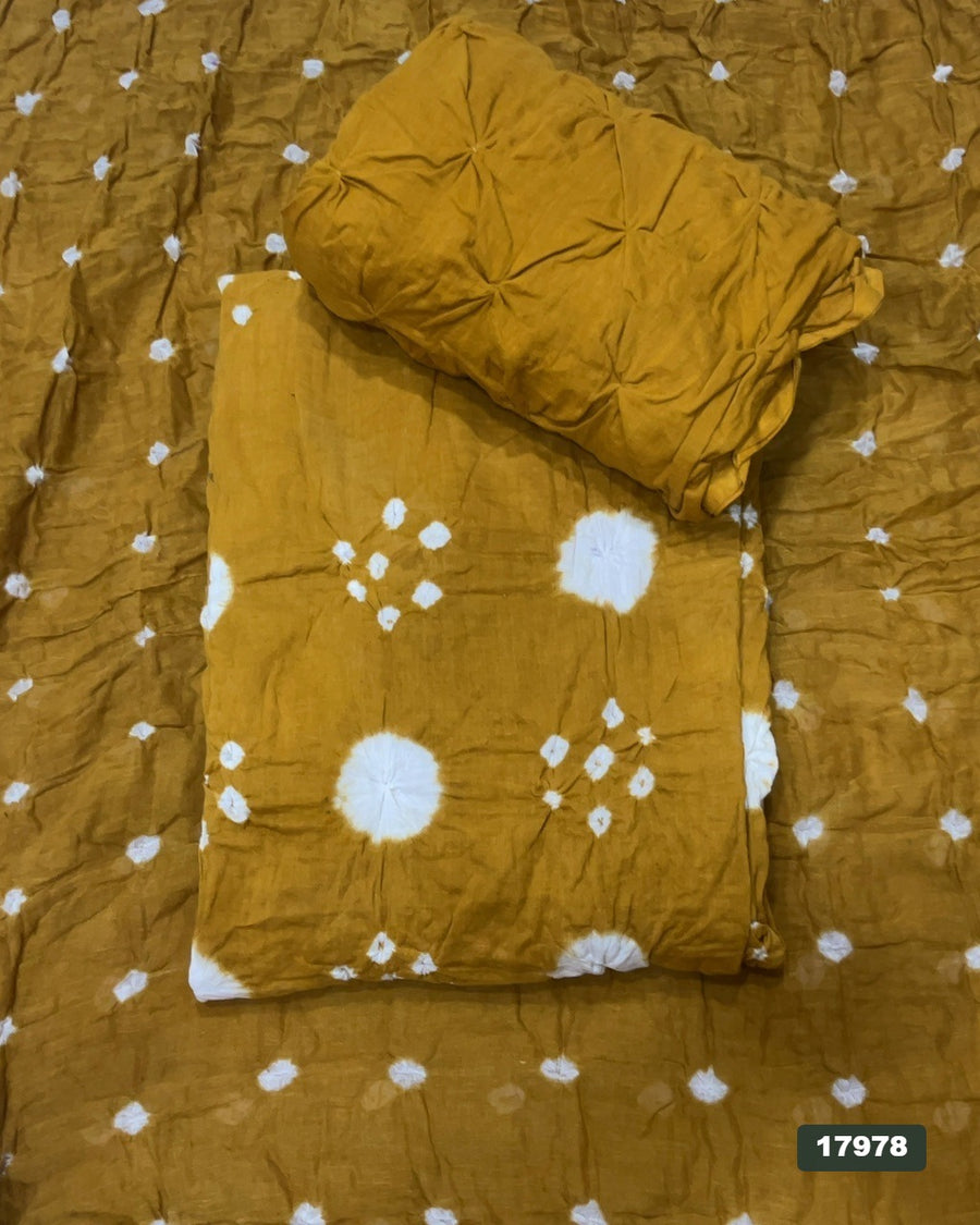 Pure Bandhej Cambric Cotton Suit Set
