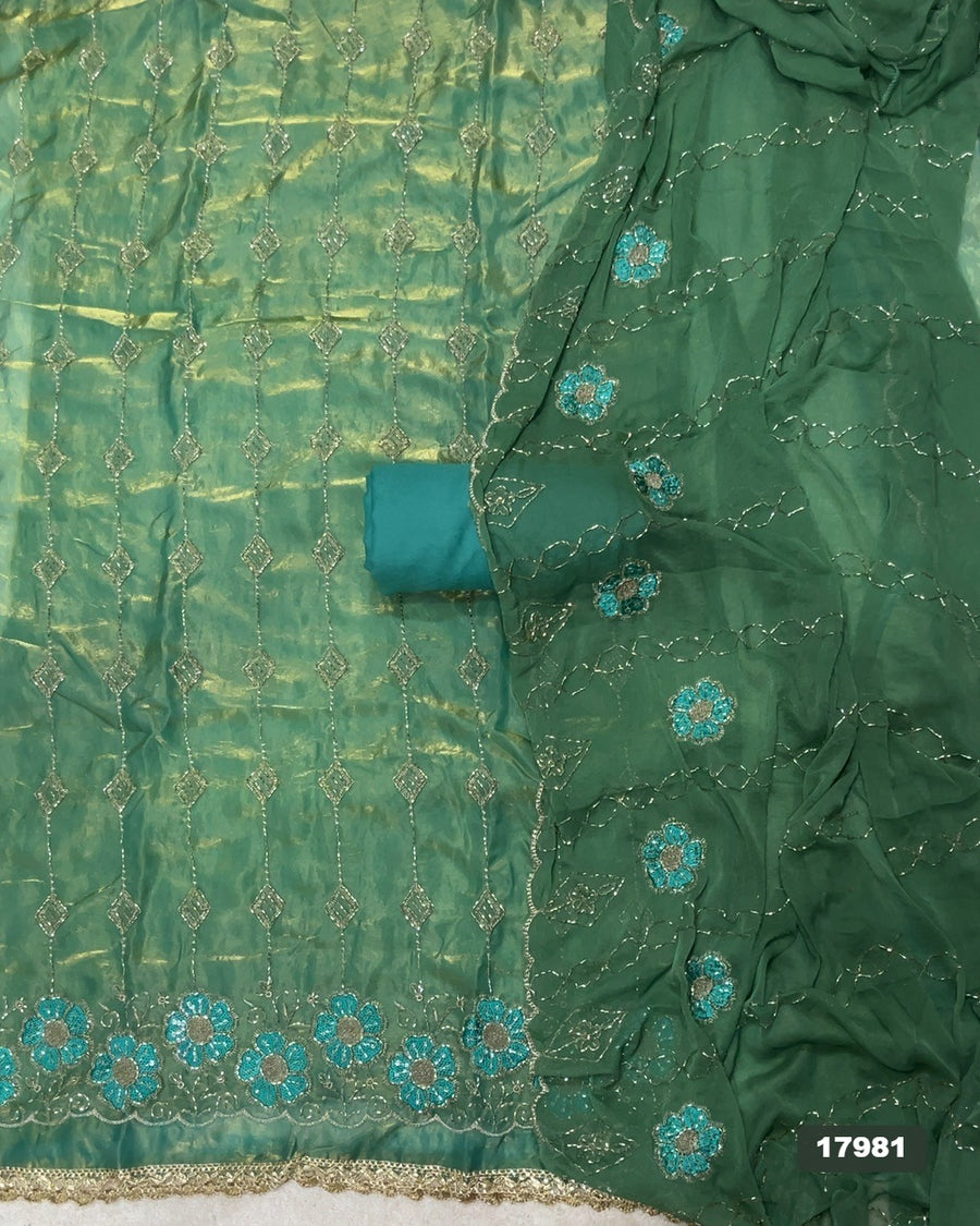 Skylon Silk Embroidery Suit Set