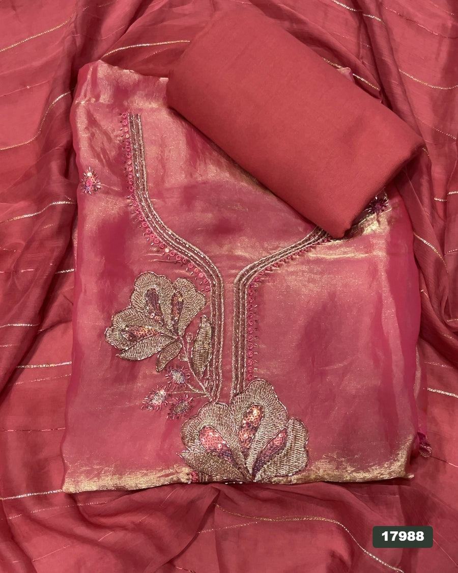 Skylon Silk Embroidery Suit Set