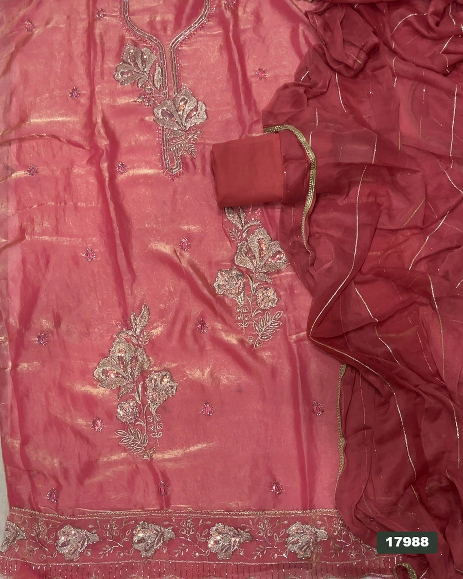 Skylon Silk Embroidery Suit Set
