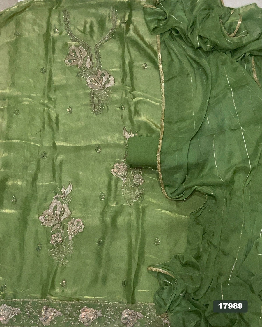Skylon Silk Embroidery Suit Set