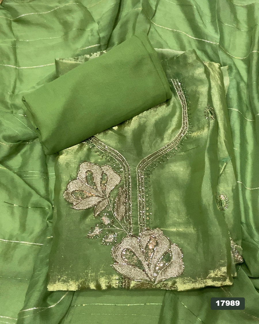 Skylon Silk Embroidery Suit Set
