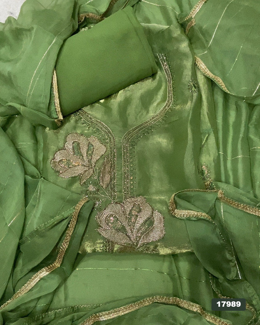 Skylon Silk Embroidery Suit Set