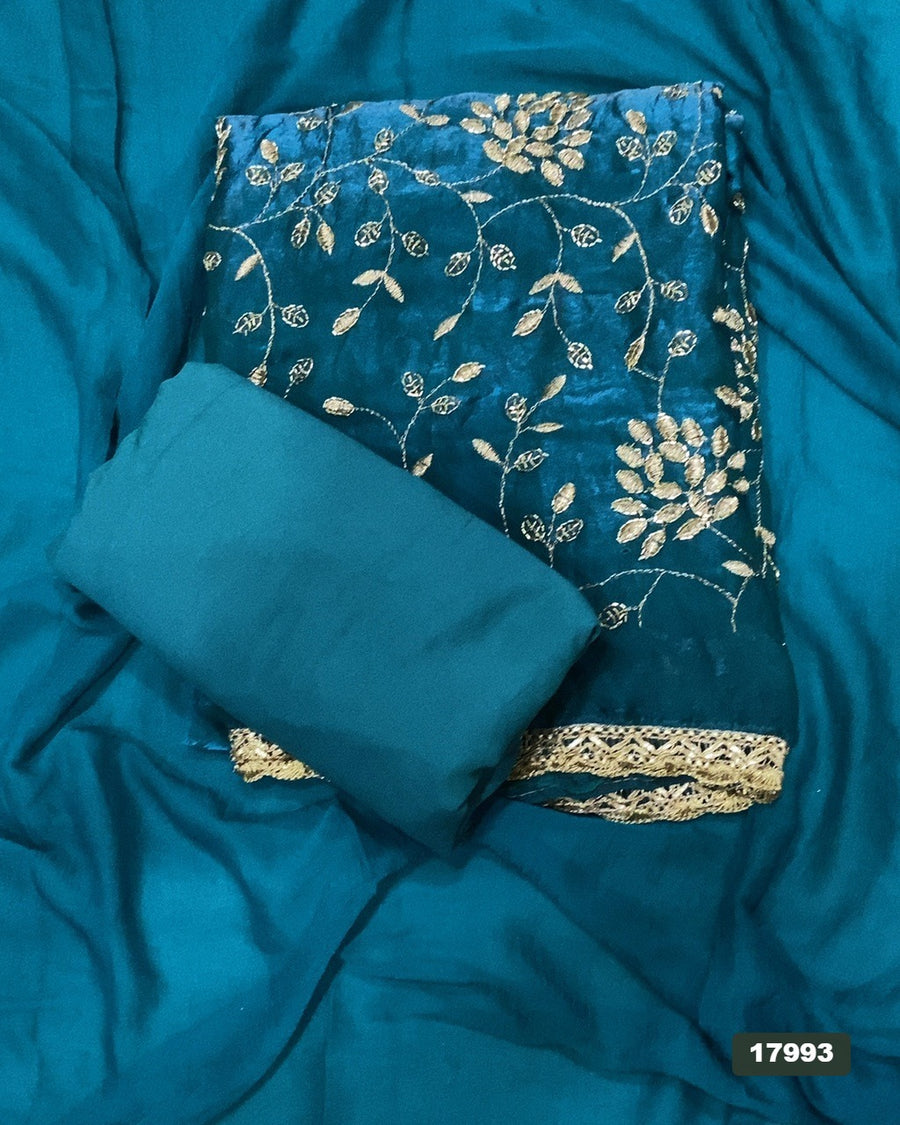 Skylon Silk Embroidery Suit Set