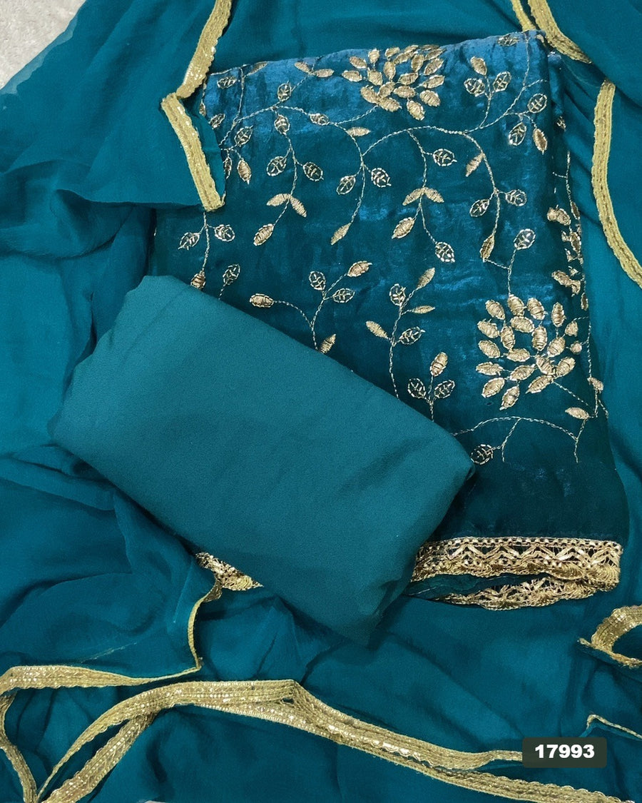 Skylon Silk Embroidery Suit Set