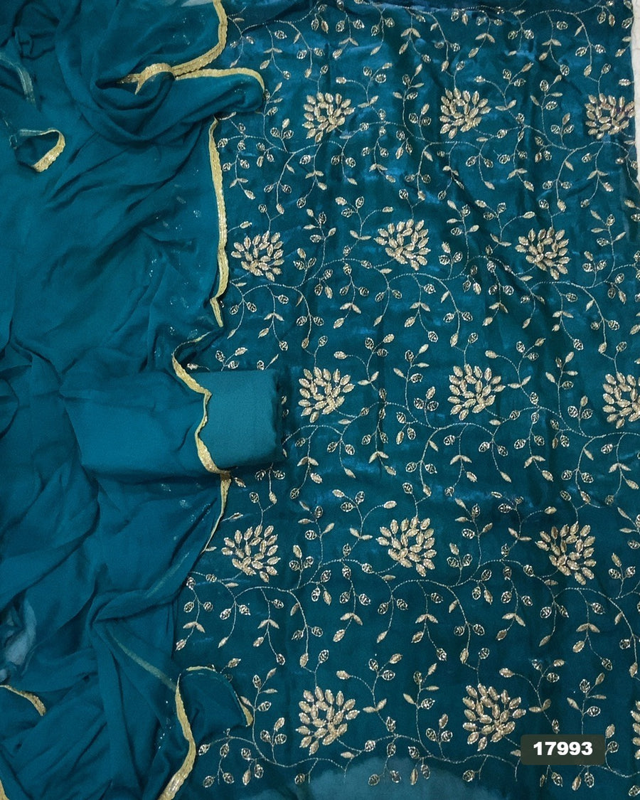 Skylon Silk Embroidery Suit Set