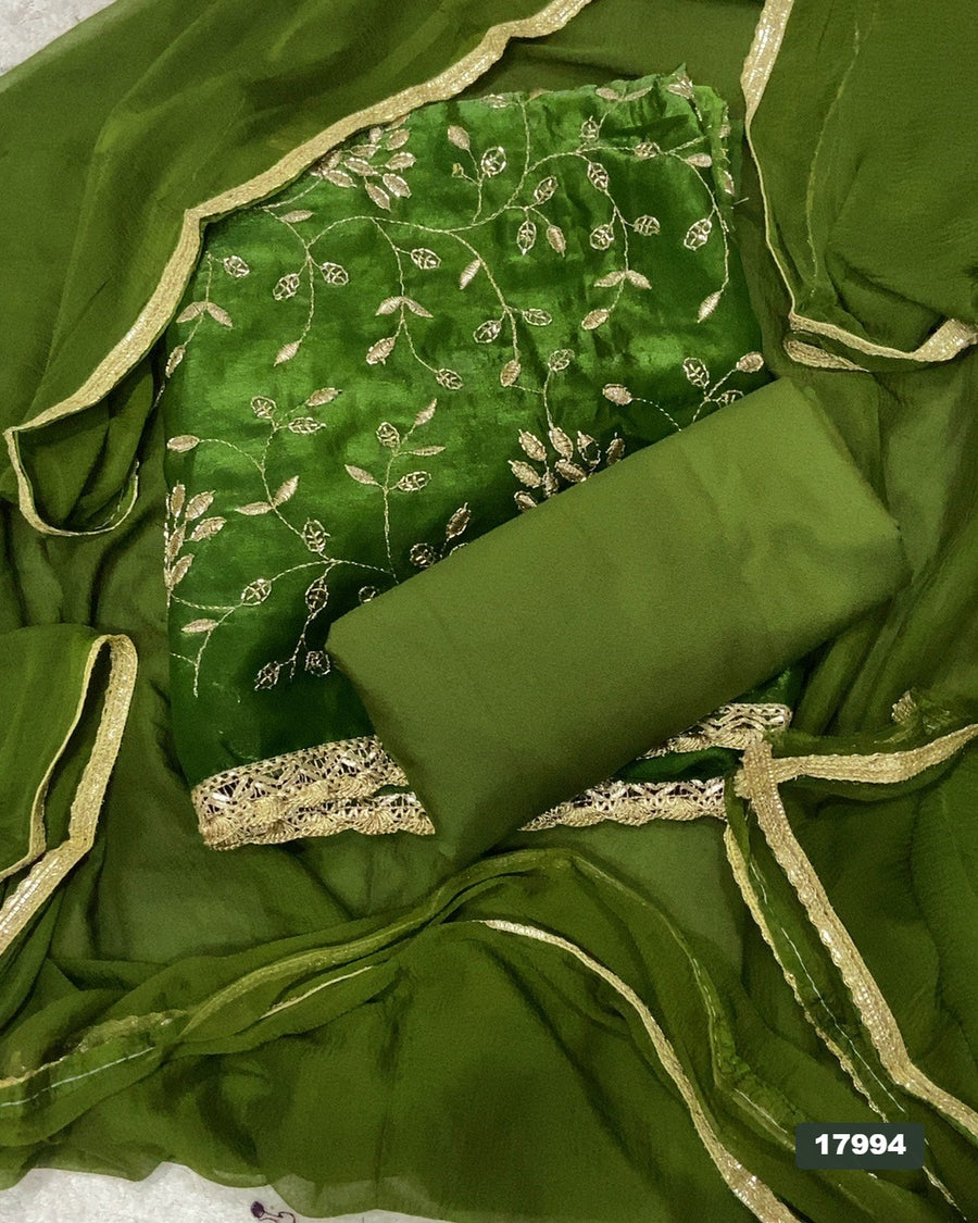 Skylon Silk Embroidery Suit Set