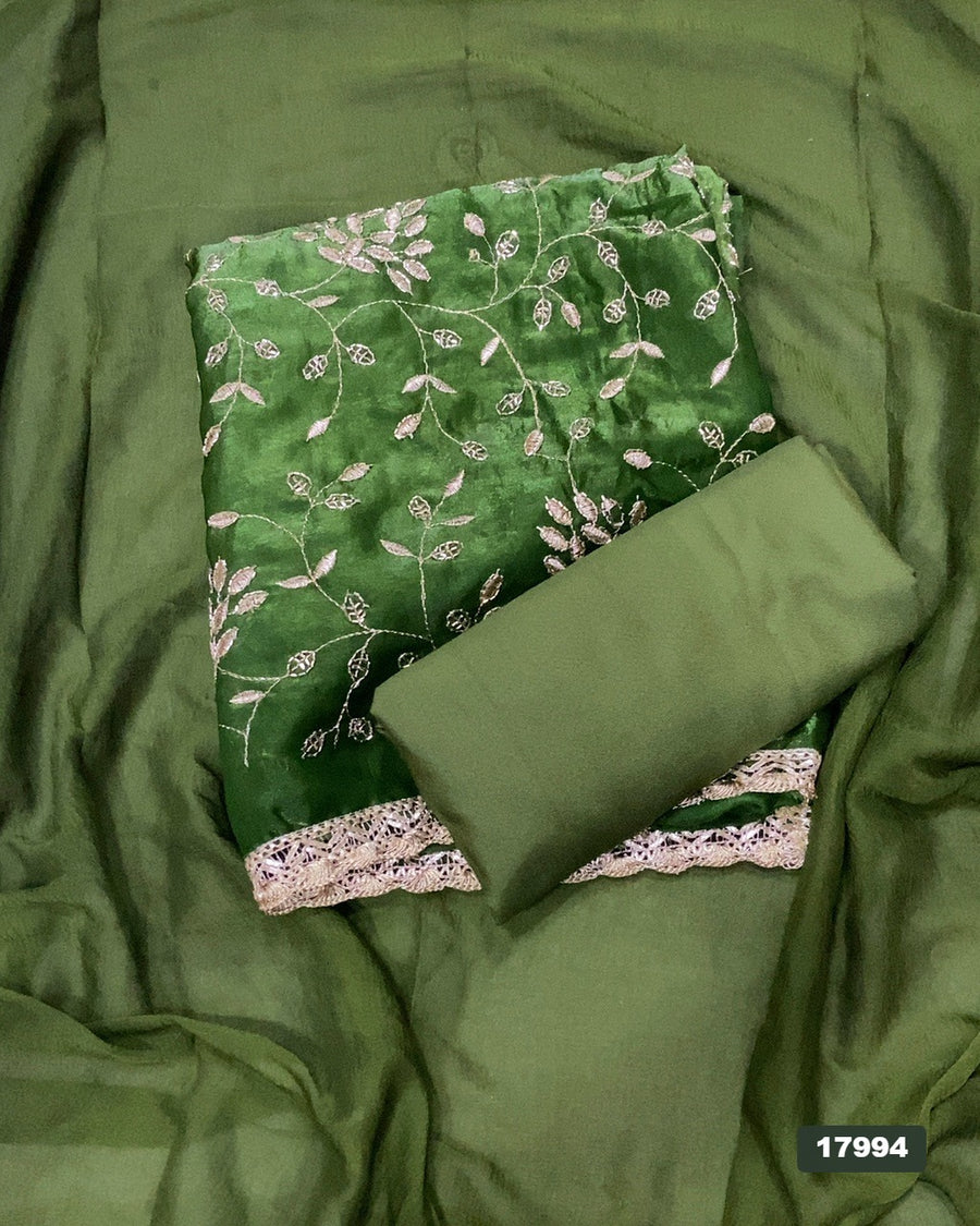 Skylon Silk Embroidery Suit Set