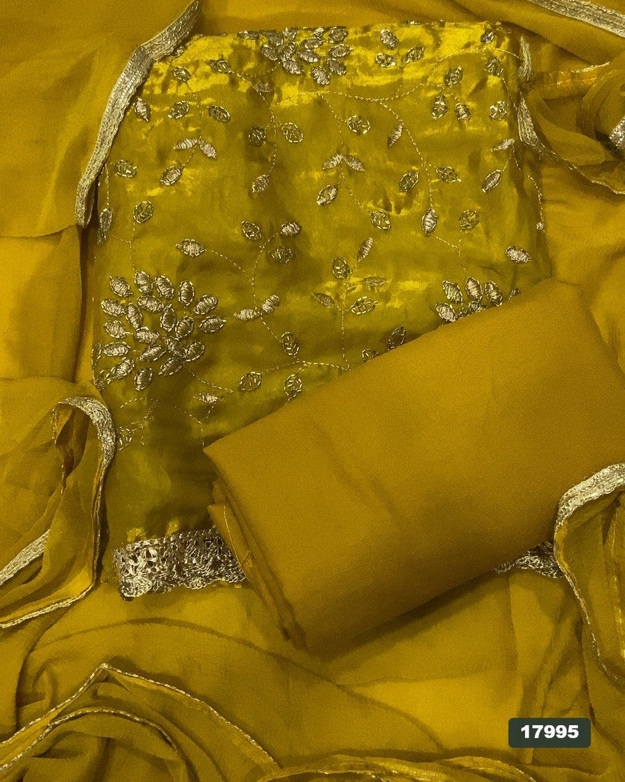 Skylon Silk Embroidery Suit Set