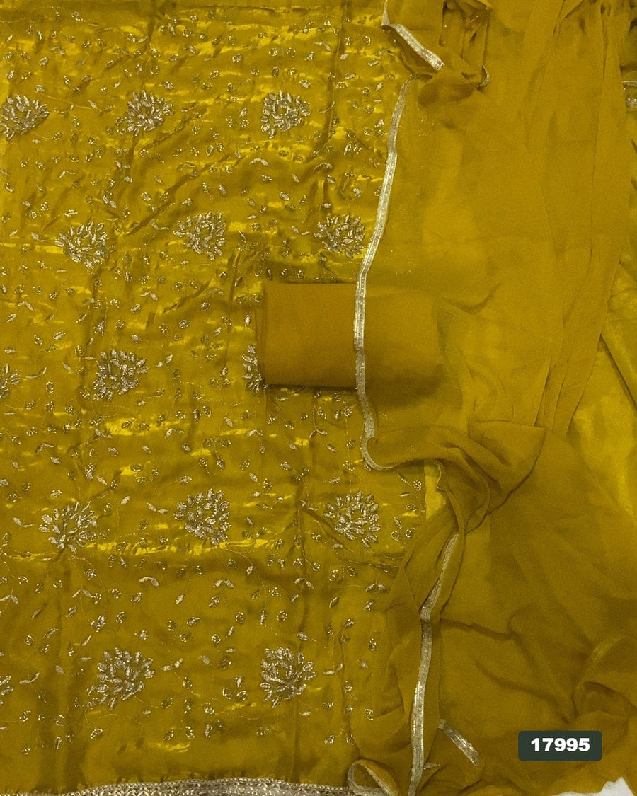 Skylon Silk Embroidery Suit Set