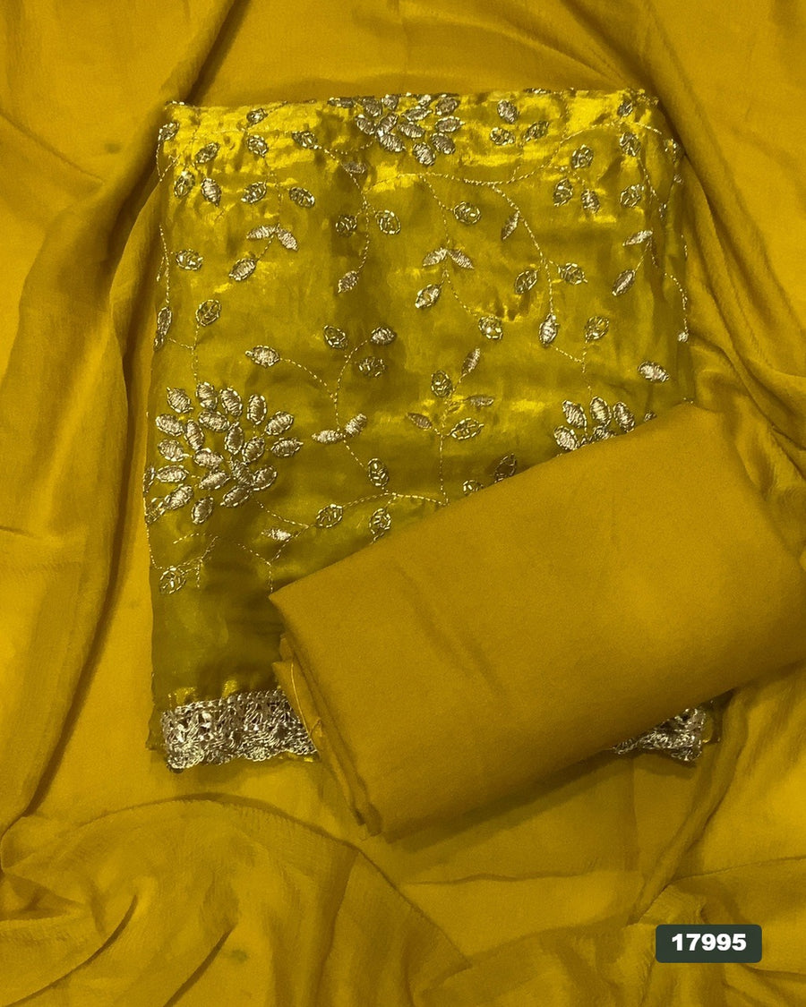Skylon Silk Embroidery Suit Set