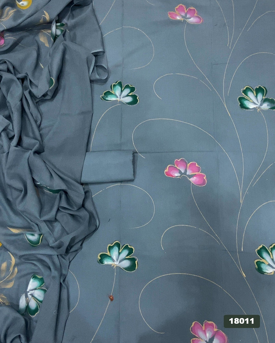 Celestial Pure Cotton Print Suit Set (Luxury Feel)