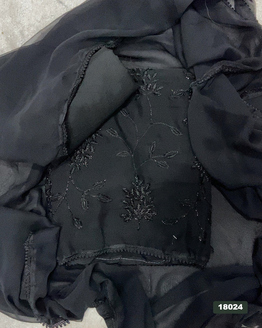 Gorgette Silk Embroidery Suit Set
