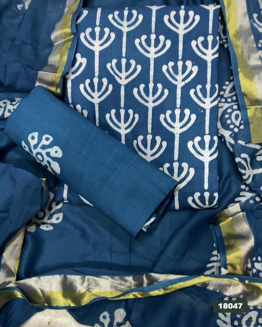 Block Print Elegant Suit Set