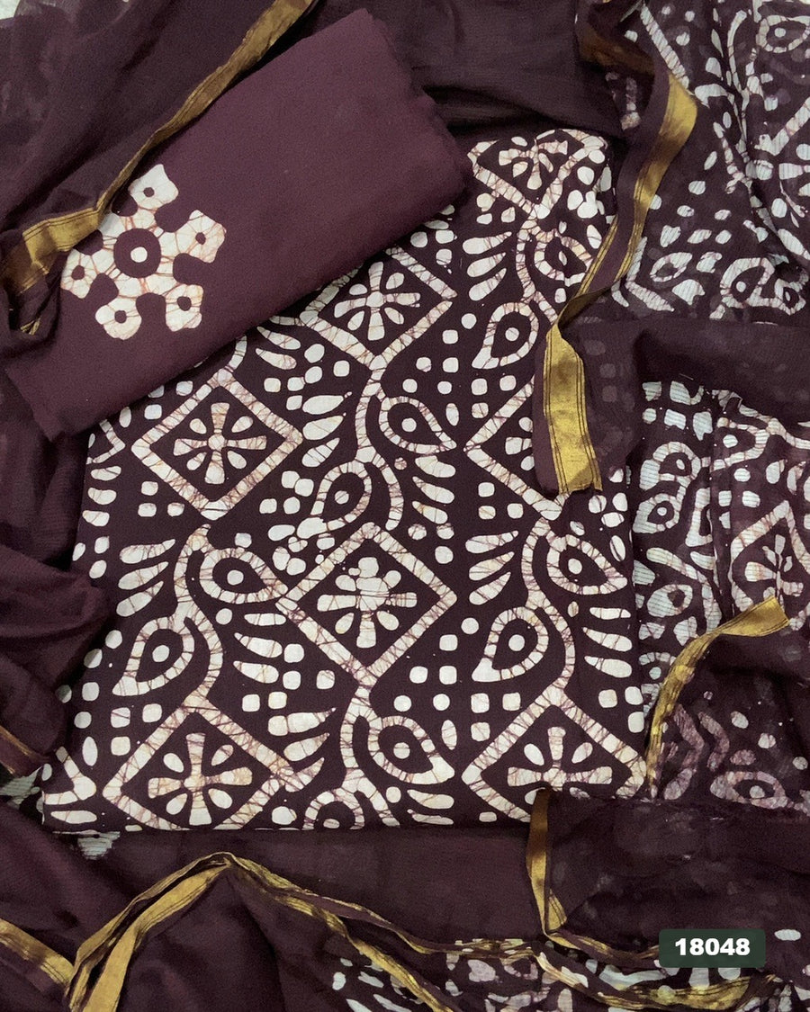 Block Print Elegant Suit Set