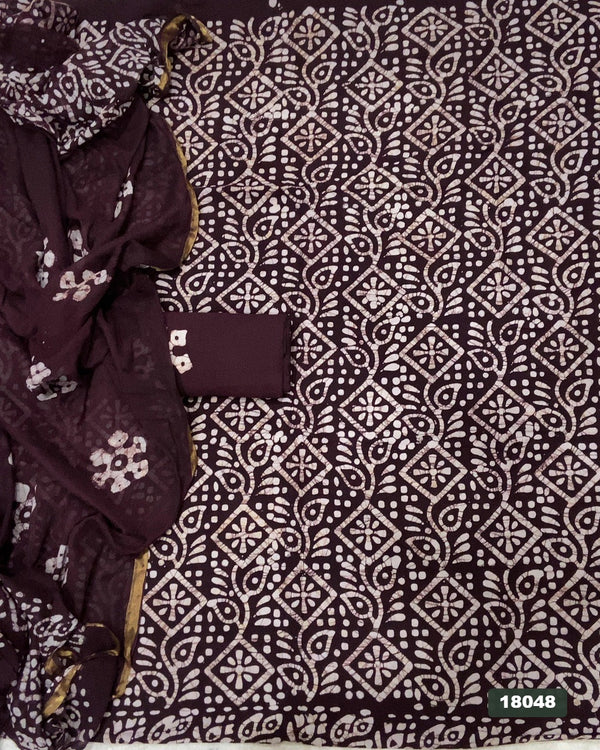Block Print Elegant Suit Set