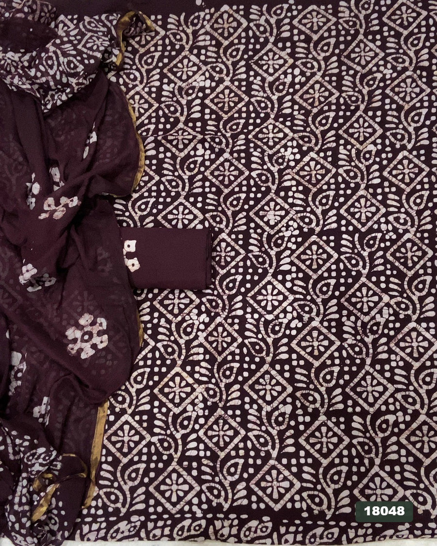 Block Print Elegant Suit Set