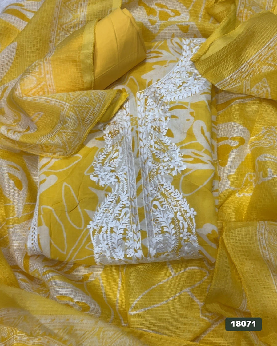 Elegant Work Pure Cotton Suit Set