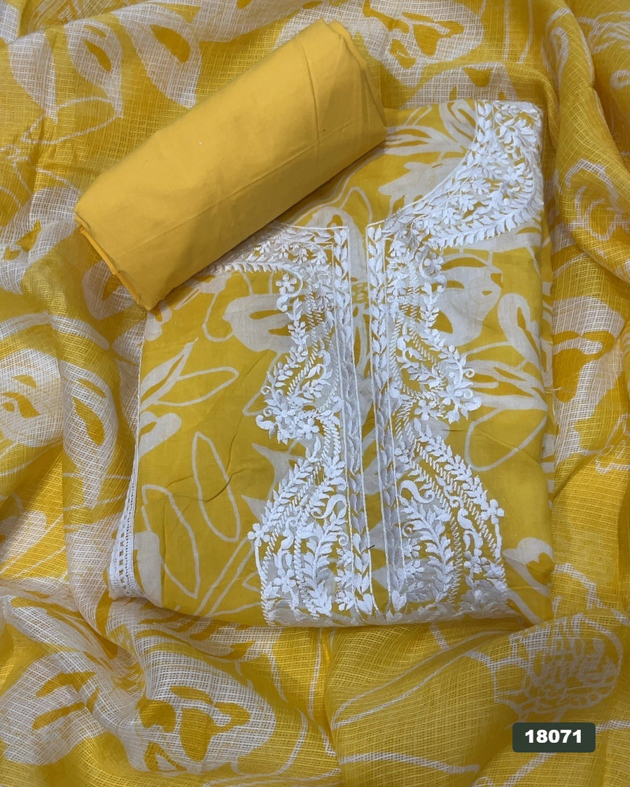 Elegant Work Pure Cotton Suit Set