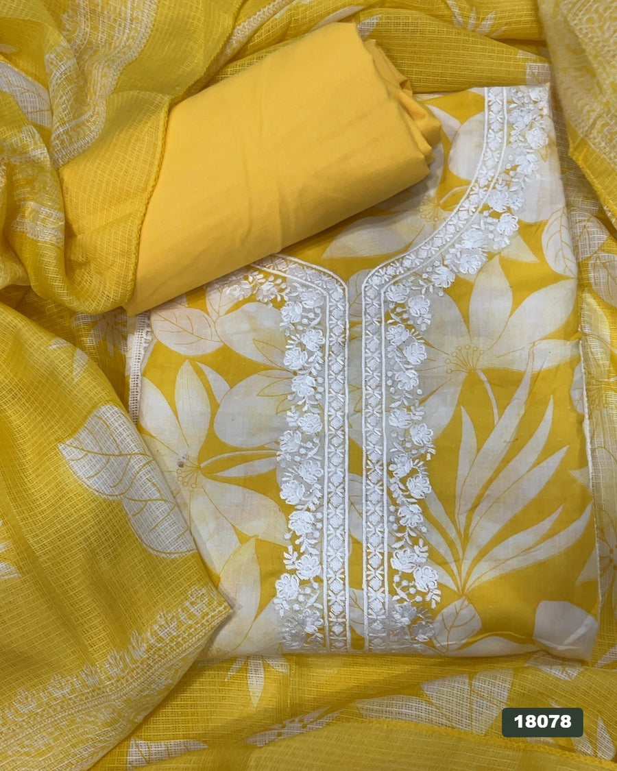 Elegant Work Pure Cotton Suit Set