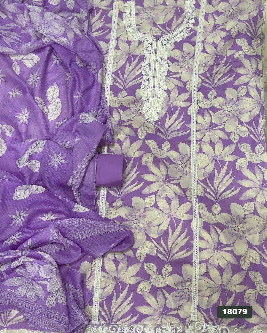 Elegant Work Pure Cotton Suit Set