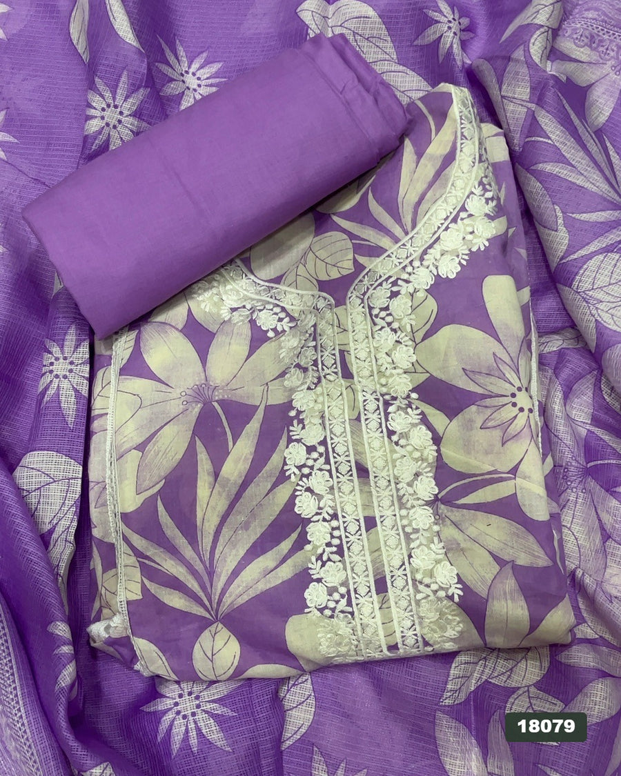 Elegant Work Pure Cotton Suit Set
