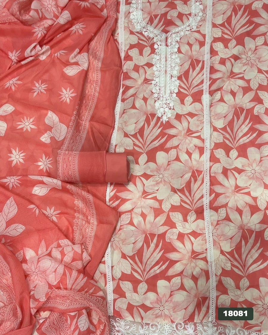 Elegant Work Pure Cotton Suit Set