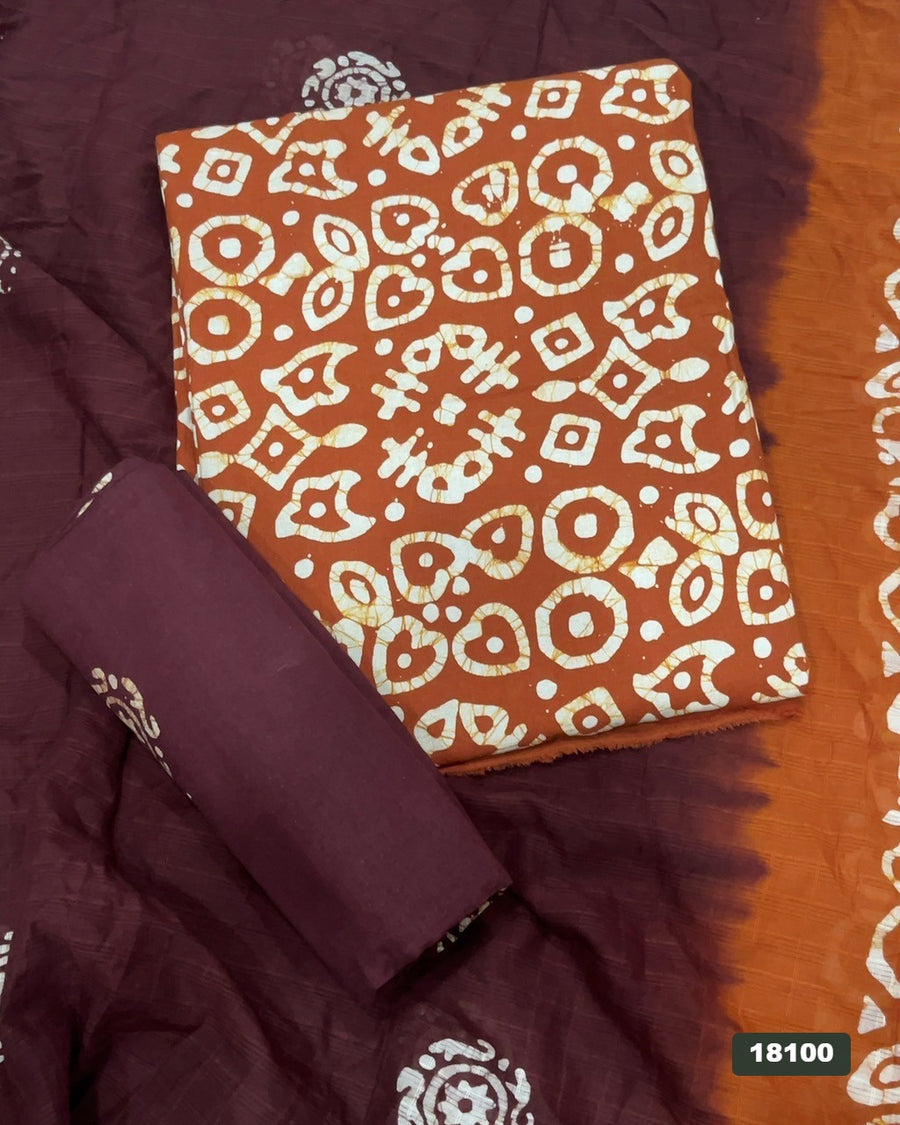 Block Print Elegant Suit Set