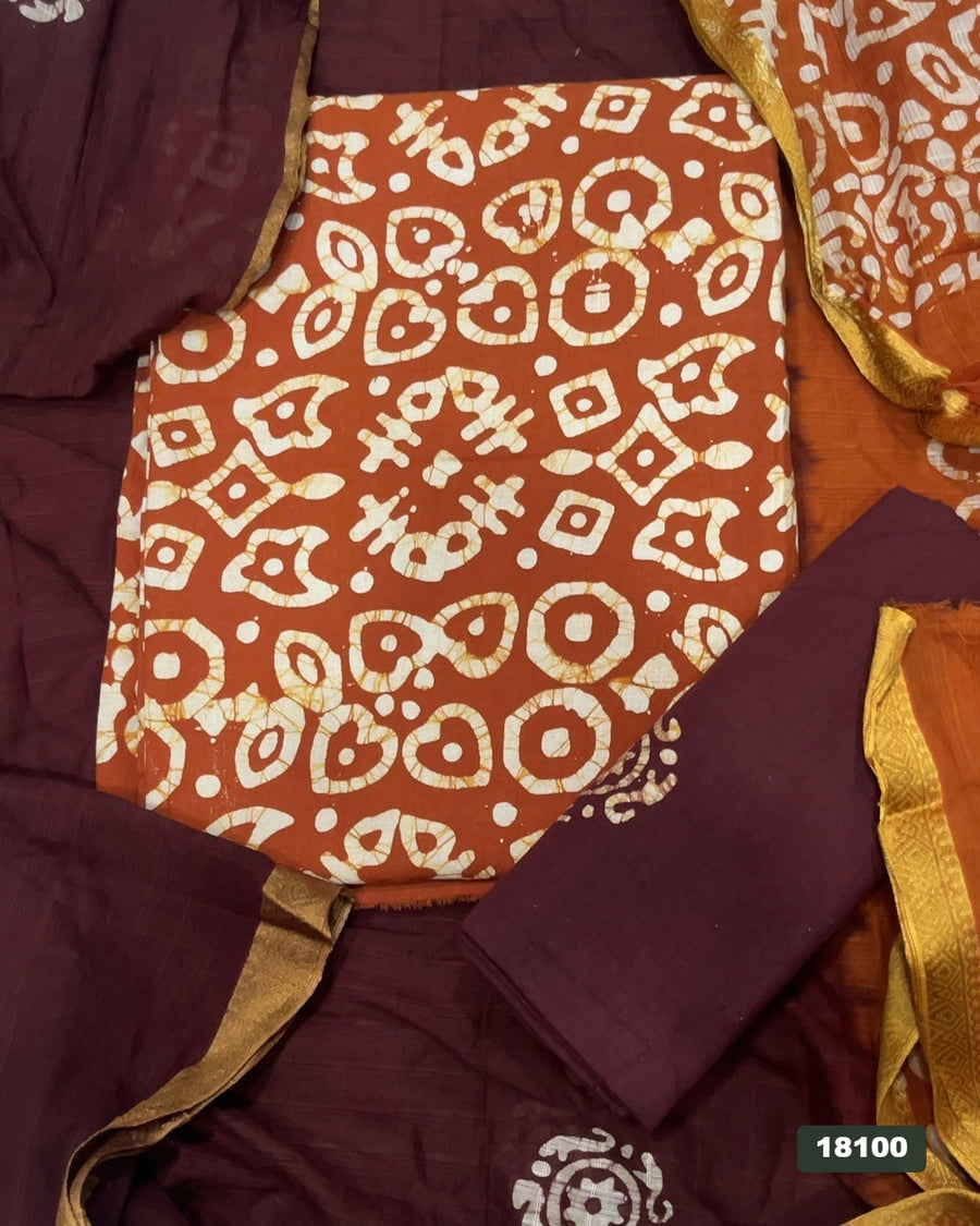 Block Print Elegant Suit Set