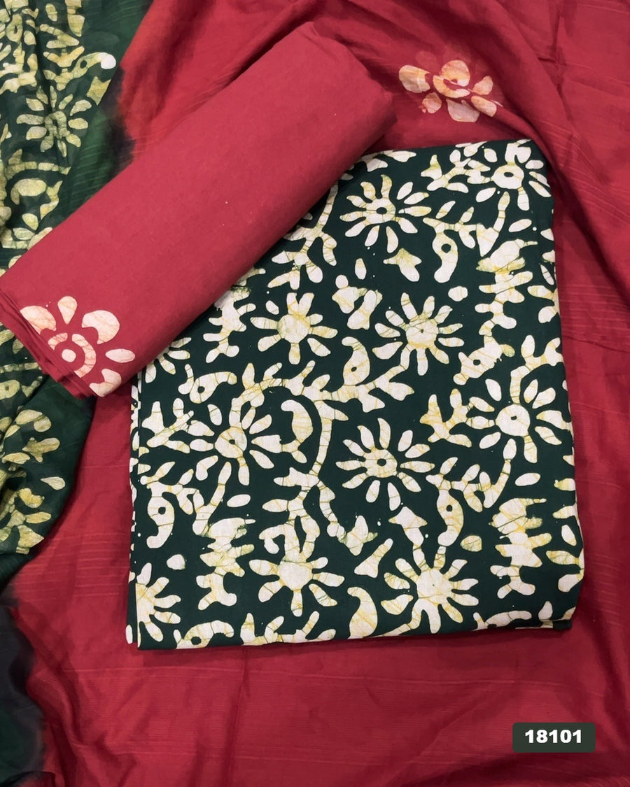 Block Print Elegant Suit Set