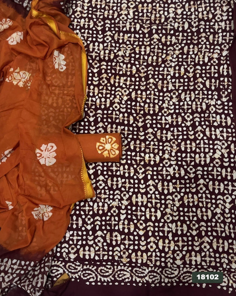 Block Print Elegant Suit Set
