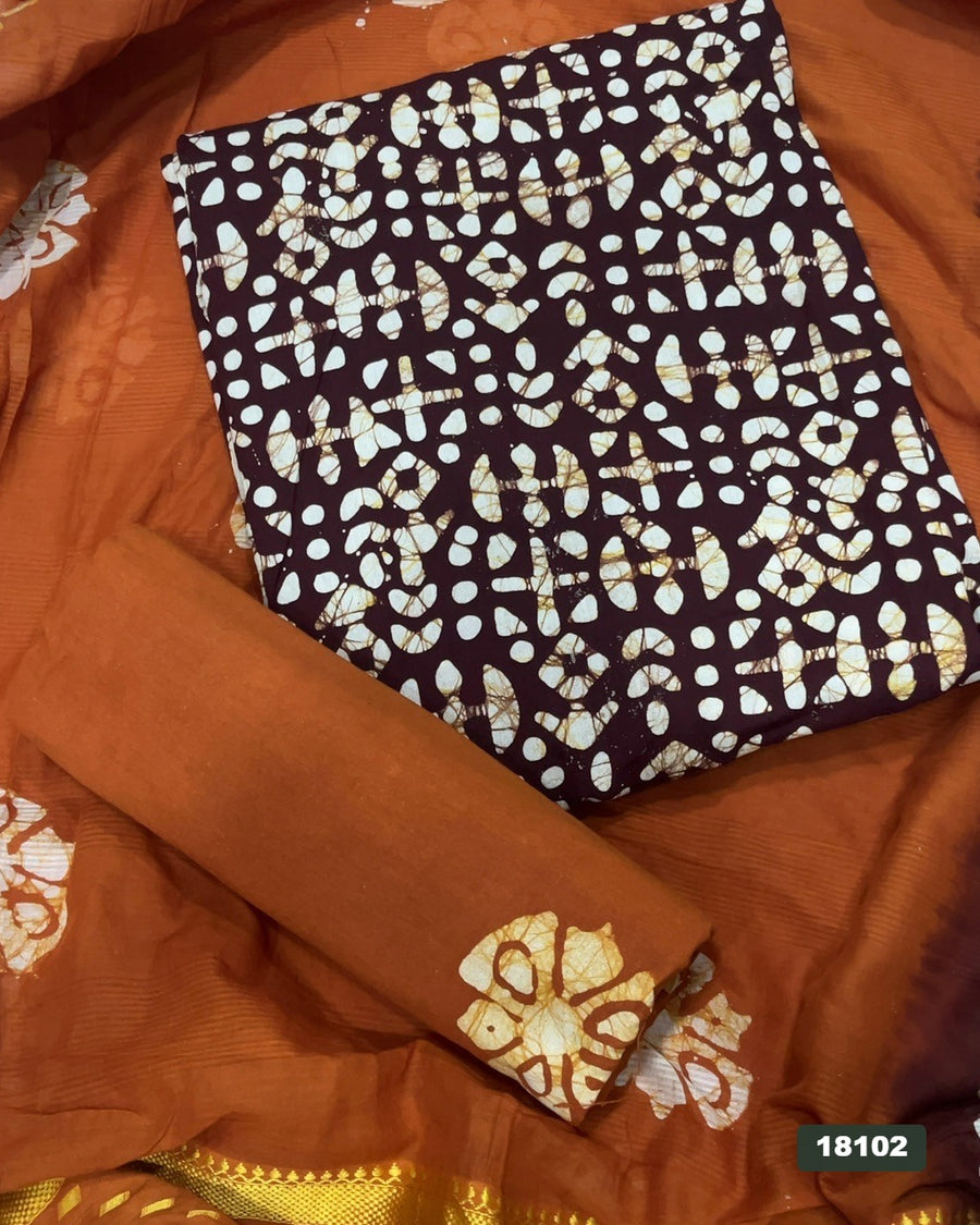 Block Print Elegant Suit Set