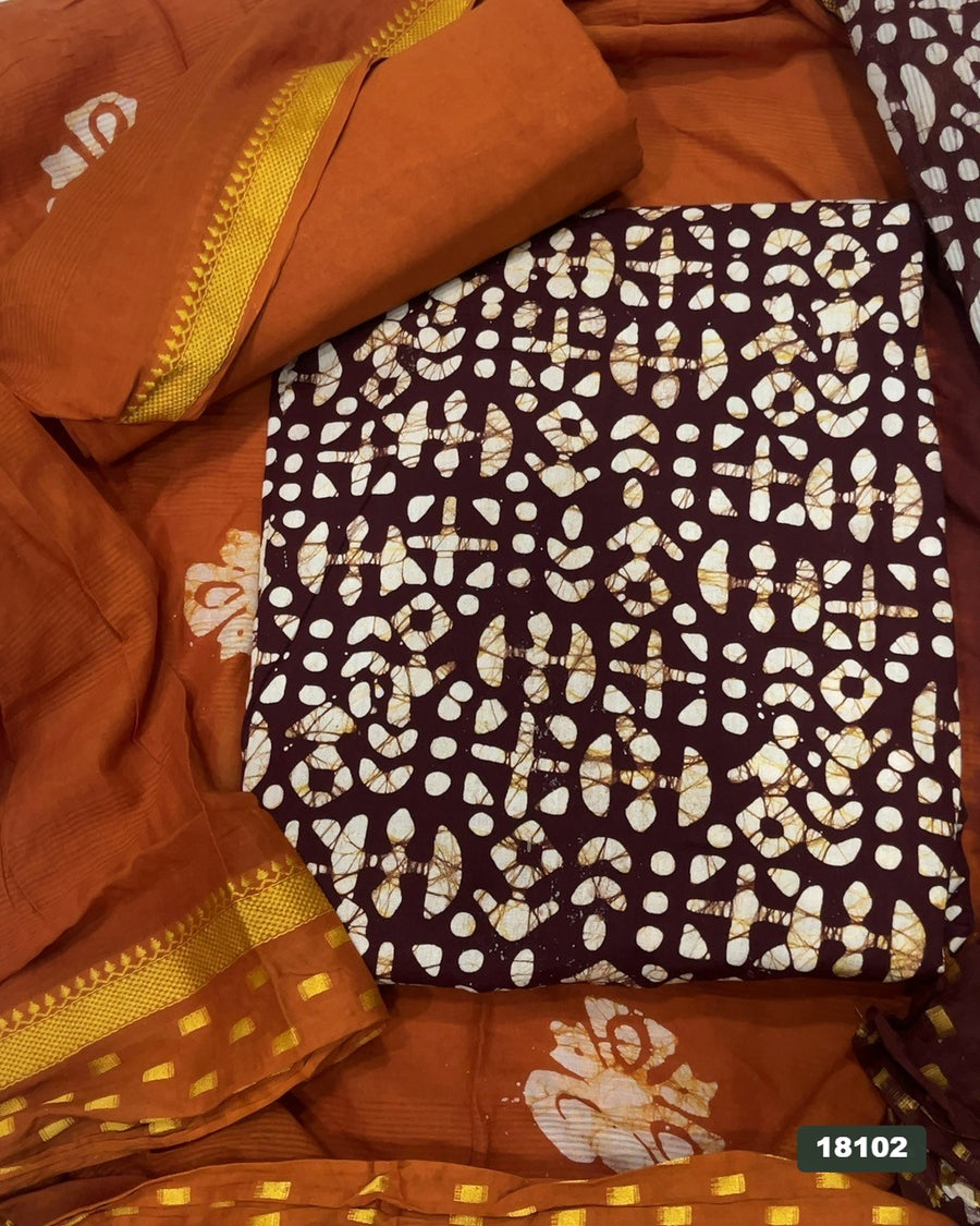Block Print Elegant Suit Set