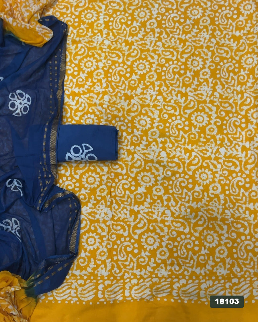 Block Print Elegant Suit Set