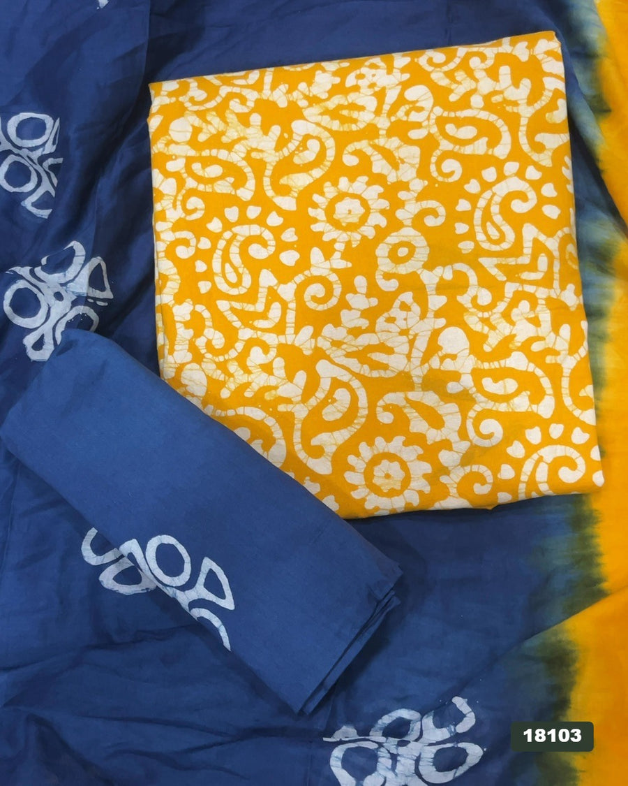 Block Print Elegant Suit Set