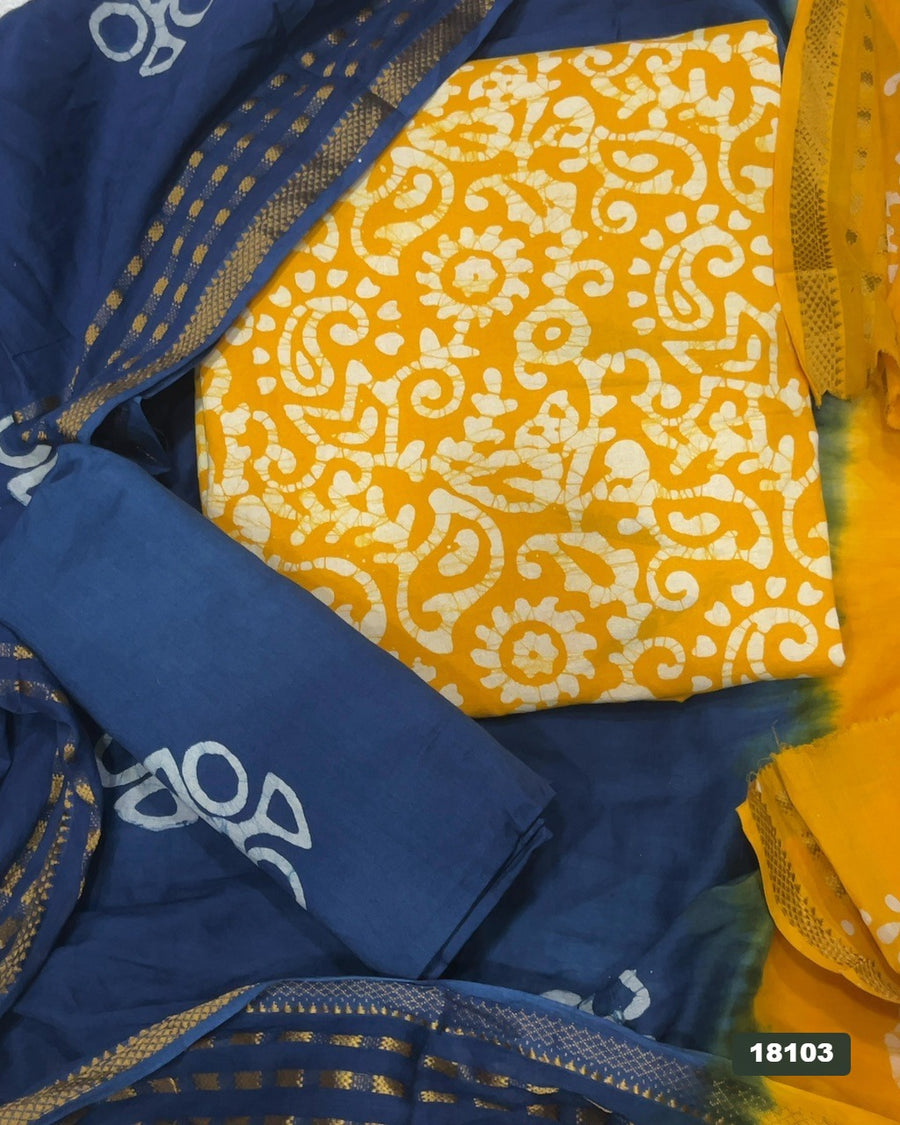 Block Print Elegant Suit Set