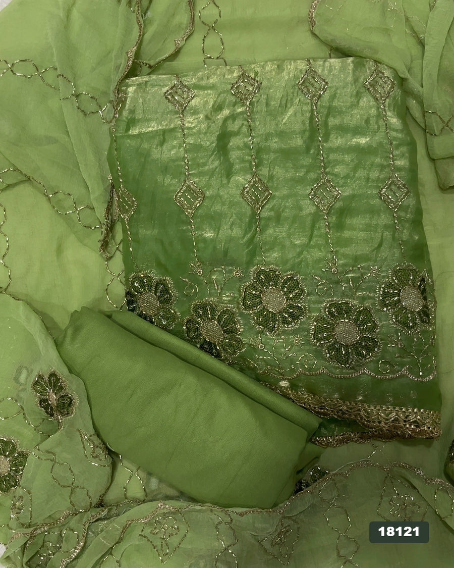 Skylon Silk Embroidery Suit Set