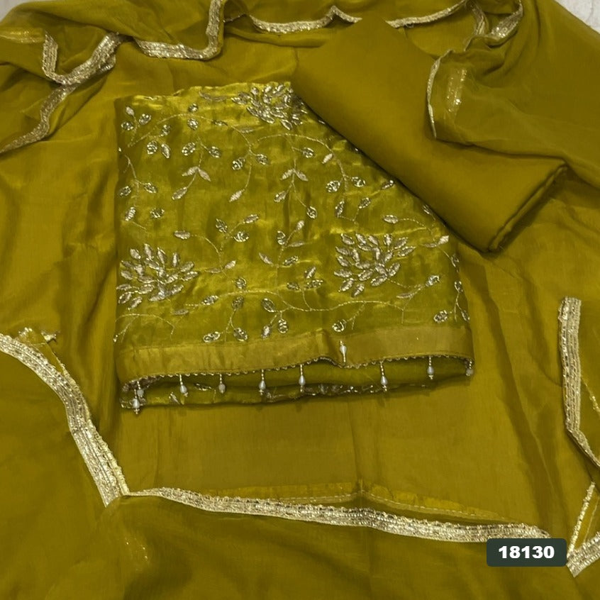Skylon Silk Embroidery Suit Set