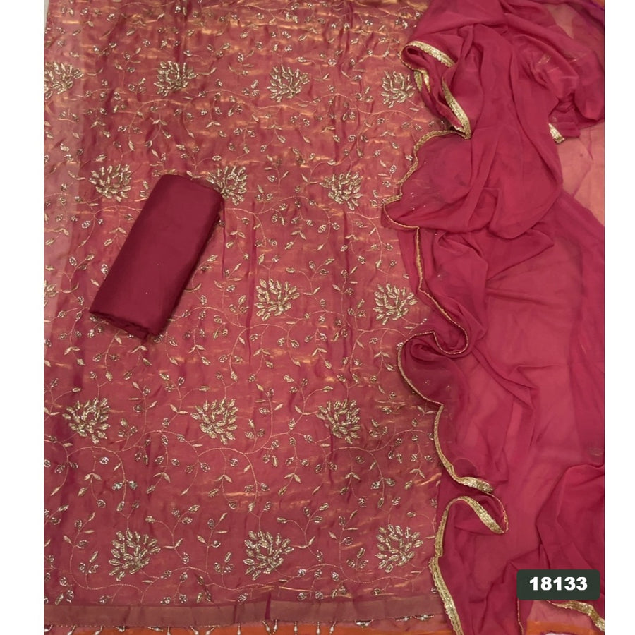 Skylon Silk Embroidery Suit Set