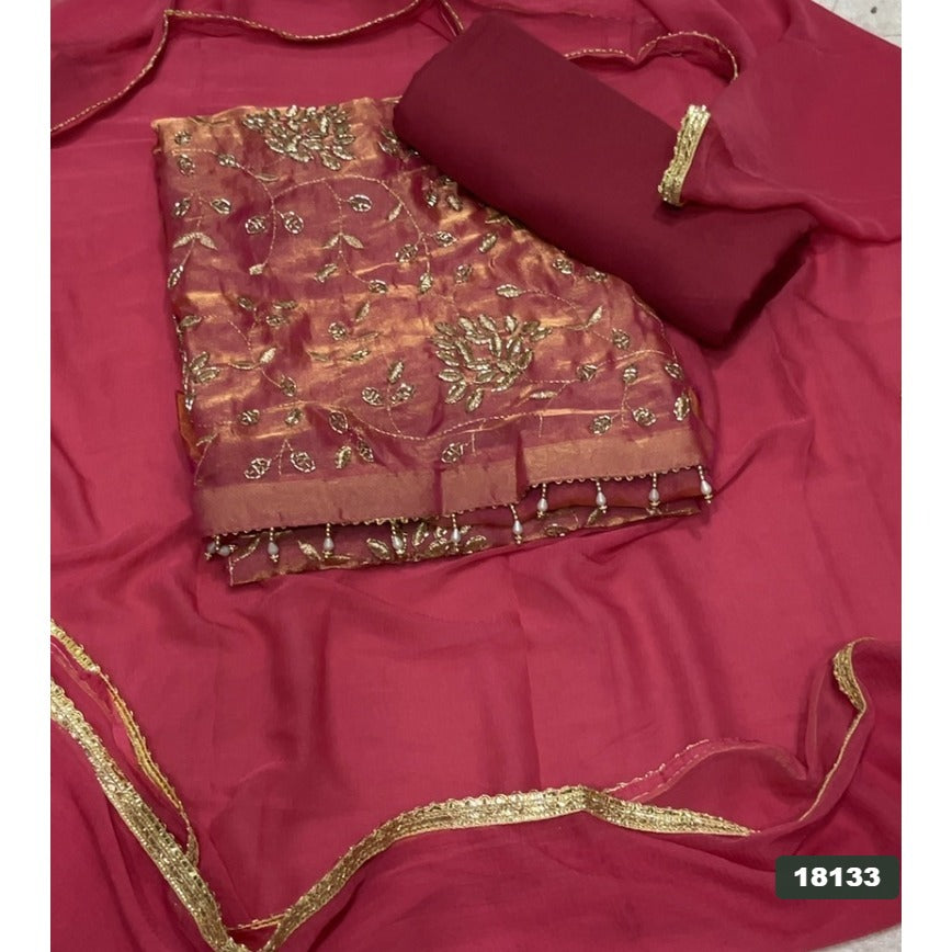 Skylon Silk Embroidery Suit Set