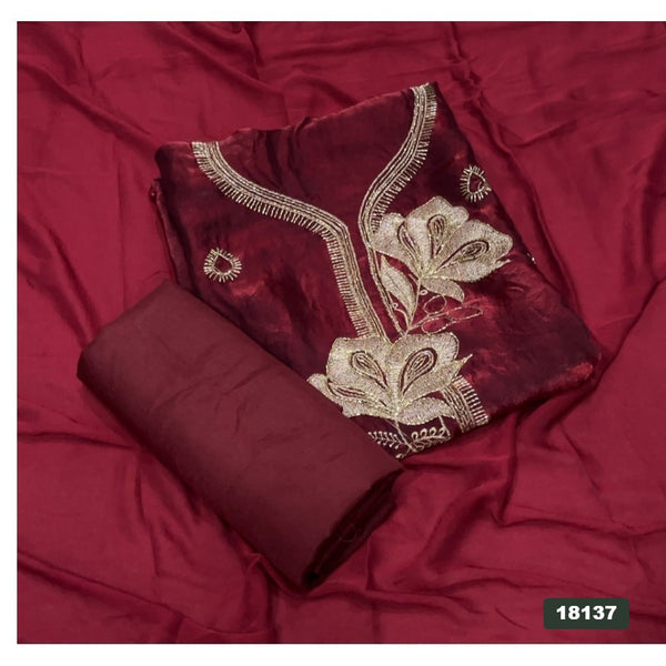 Silk Silk Embroidery Suit Set